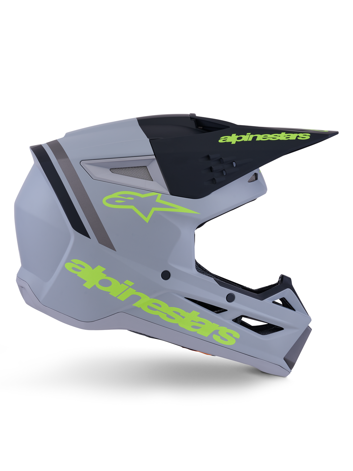 Alpinestars SM3 Radium Helmet ECE 06/DOT - Gray/Black/Yellow Fluo Matt