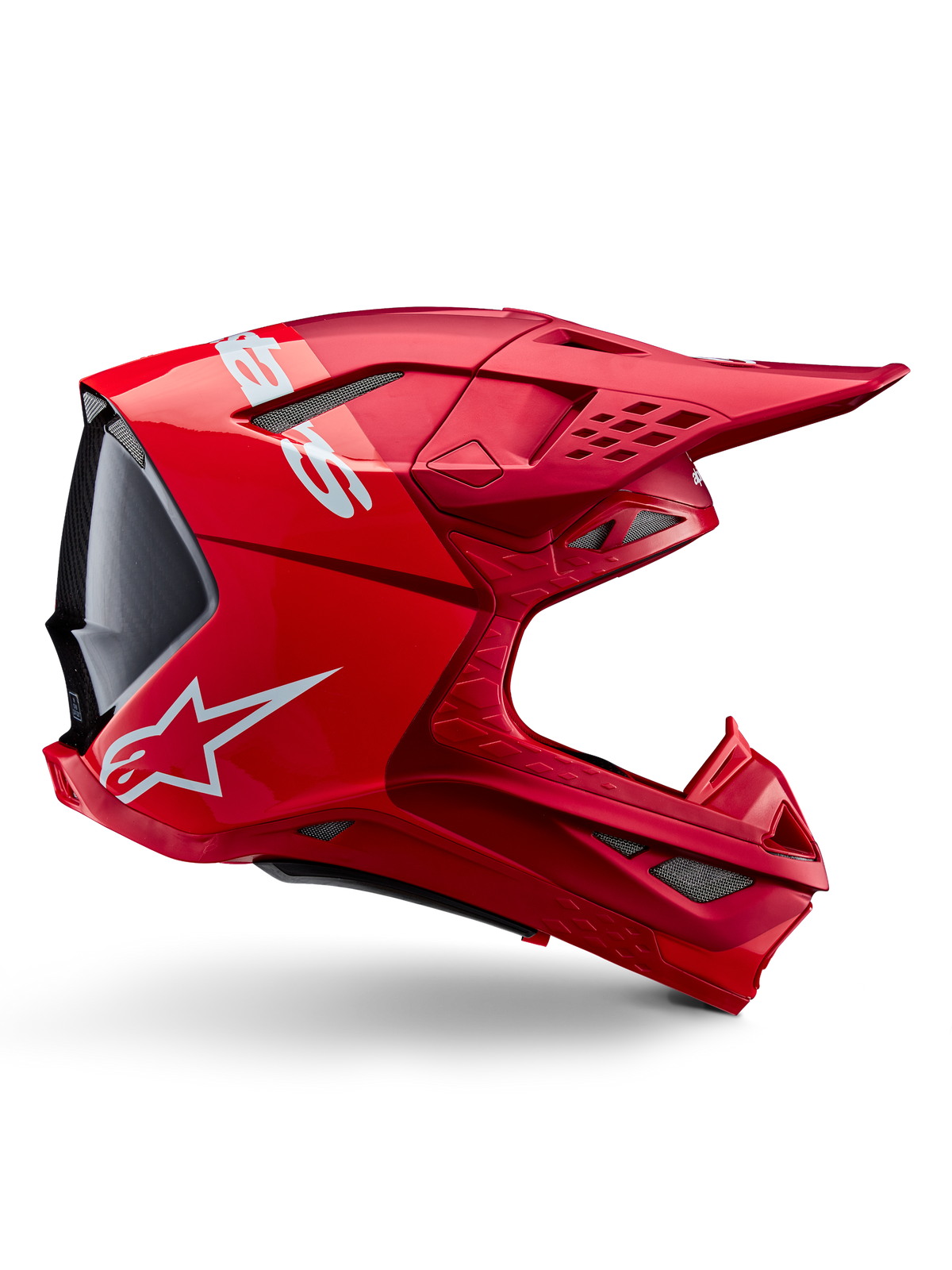 Alpinestars Supertech M10 Flood Helmet - Red Fluo/Red Matte & Glossy