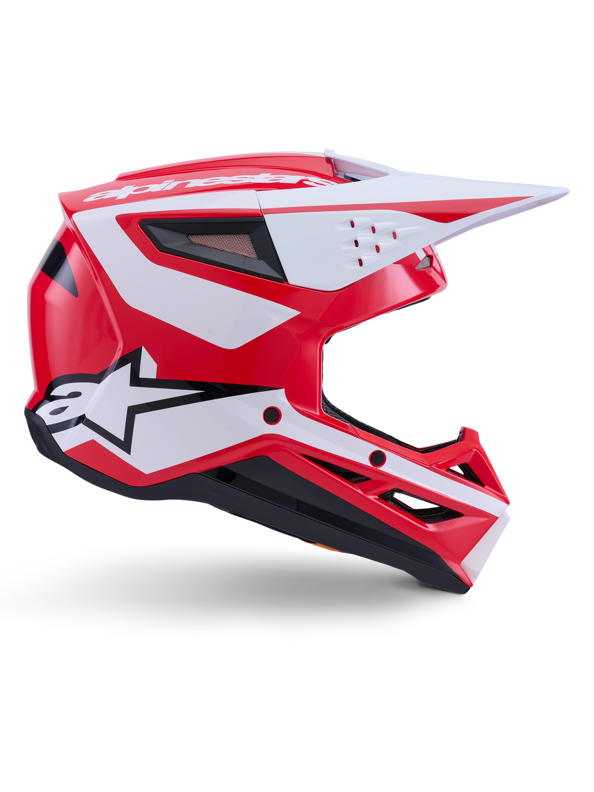 Alpinestars SM3 Heat Helmet ECE 06/DOT - Red/White/Black Glossy
