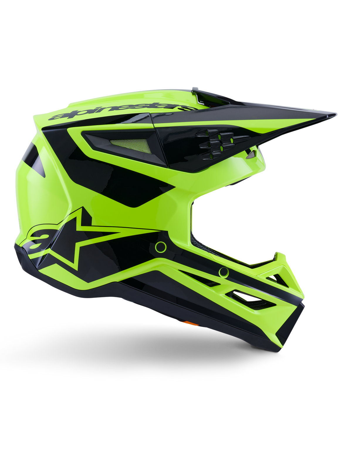 Alpinestars SM3 Heat Helmet ECE 06/DOT - Yellow Fluo/Black Glossy