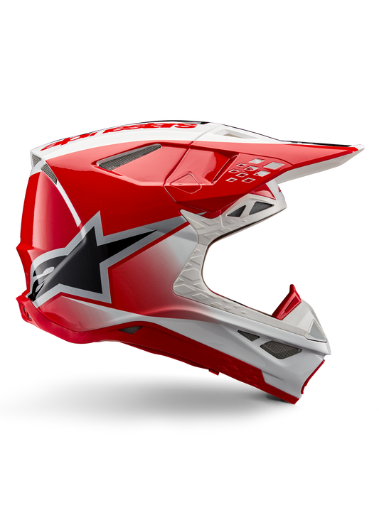 Alpinestars Supertech M10 Unite Helmet - Red/White Glossy