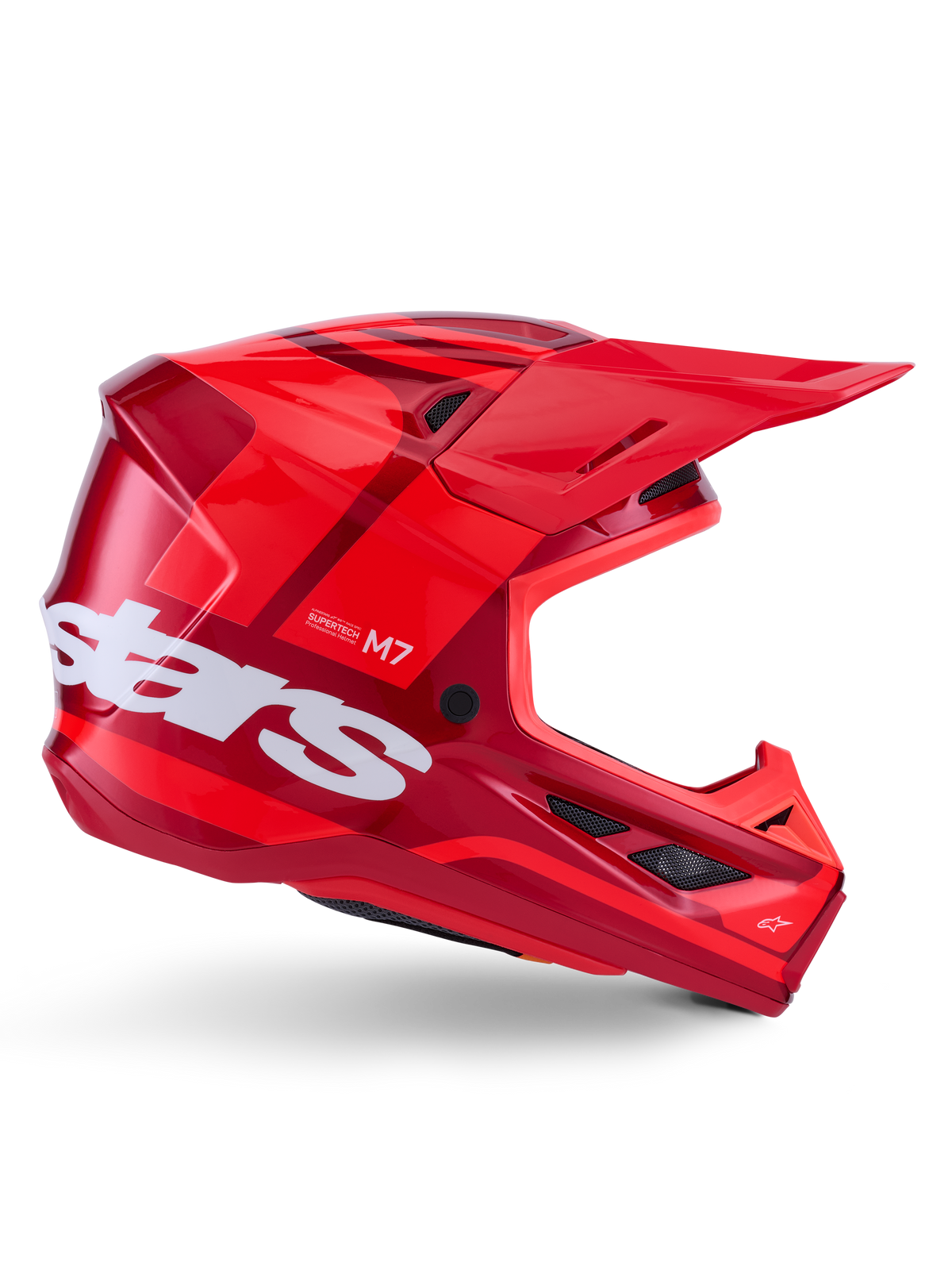 Alpinestars S-M7 Core Helmet ECE 06/DOT - Red Glossy