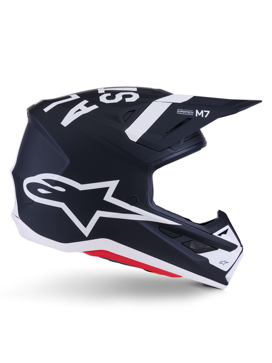Alpinestars S-M7 Dasher Helmet ECE 06/DOT - Black/White Matt