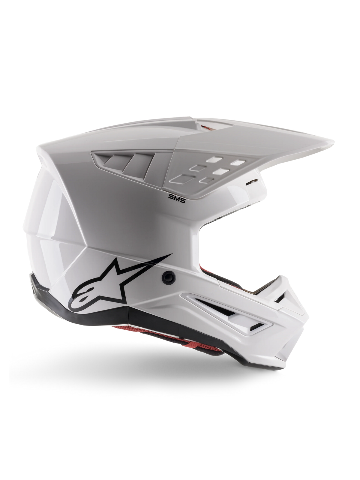 Alpinestars SM5 Solid Helmet - White Glossy