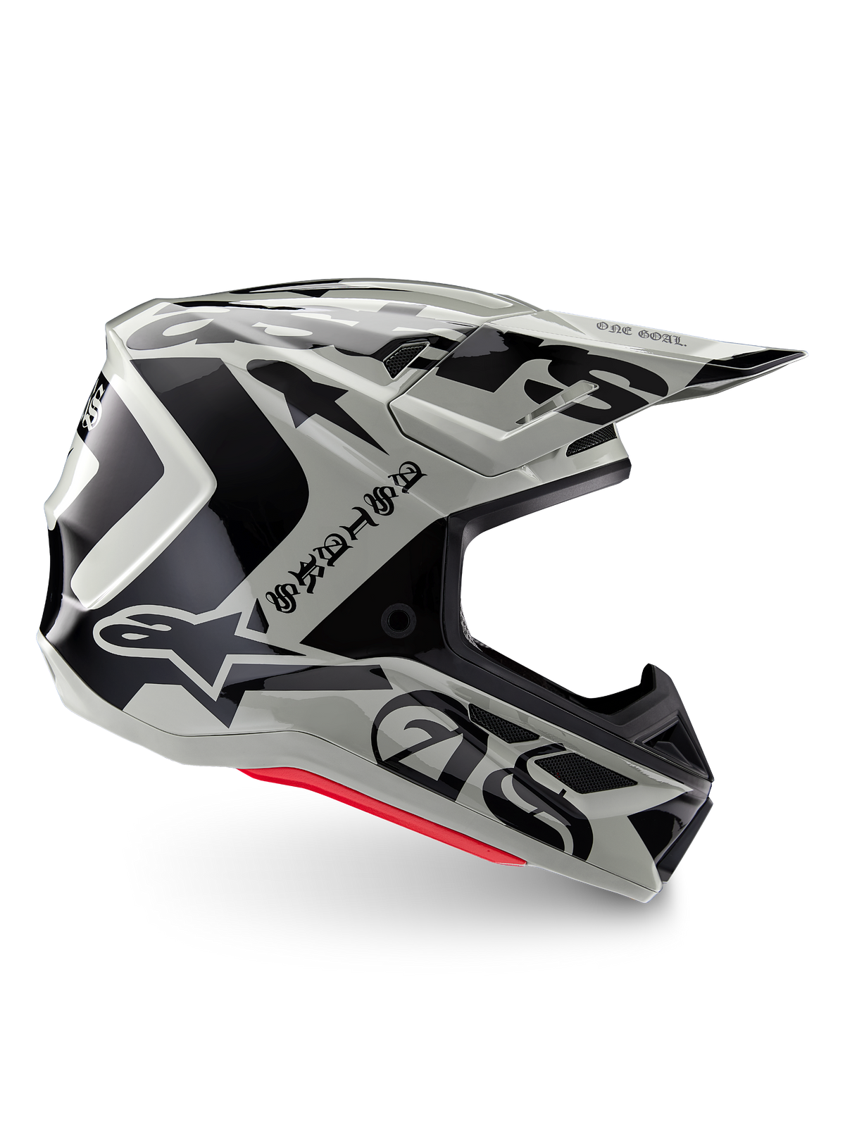 Alpinestars Limited Edition S-M7 Wolf Dust Helmet ECE/DOT - Dune Black Glossy