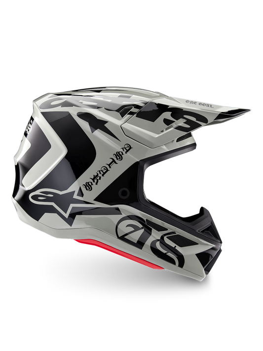 Alpinestars Limited Edition S-M7 Wolf Dust Helmet ECE/DOT - Dune Black Glossy