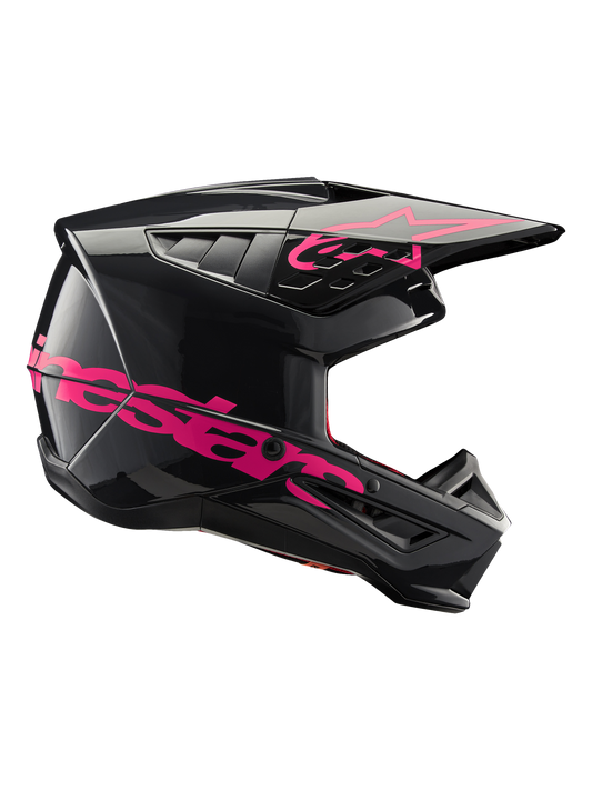 Alpinestars SM5 Corp Helmet - Black/Diva Pink Glossy