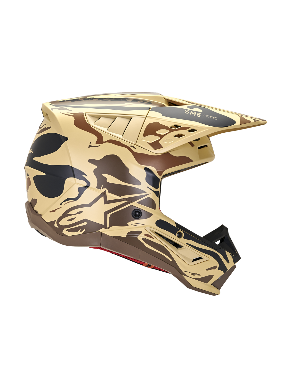 Alpinestars SM5 Mineral Helmet - Dark Brown/Kangaroo Matte