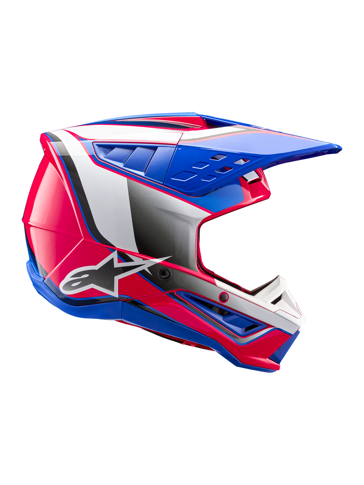 Alpinestars SM5 Sail Helmet - White/Diva Pink/Enamel/Blue Glossy