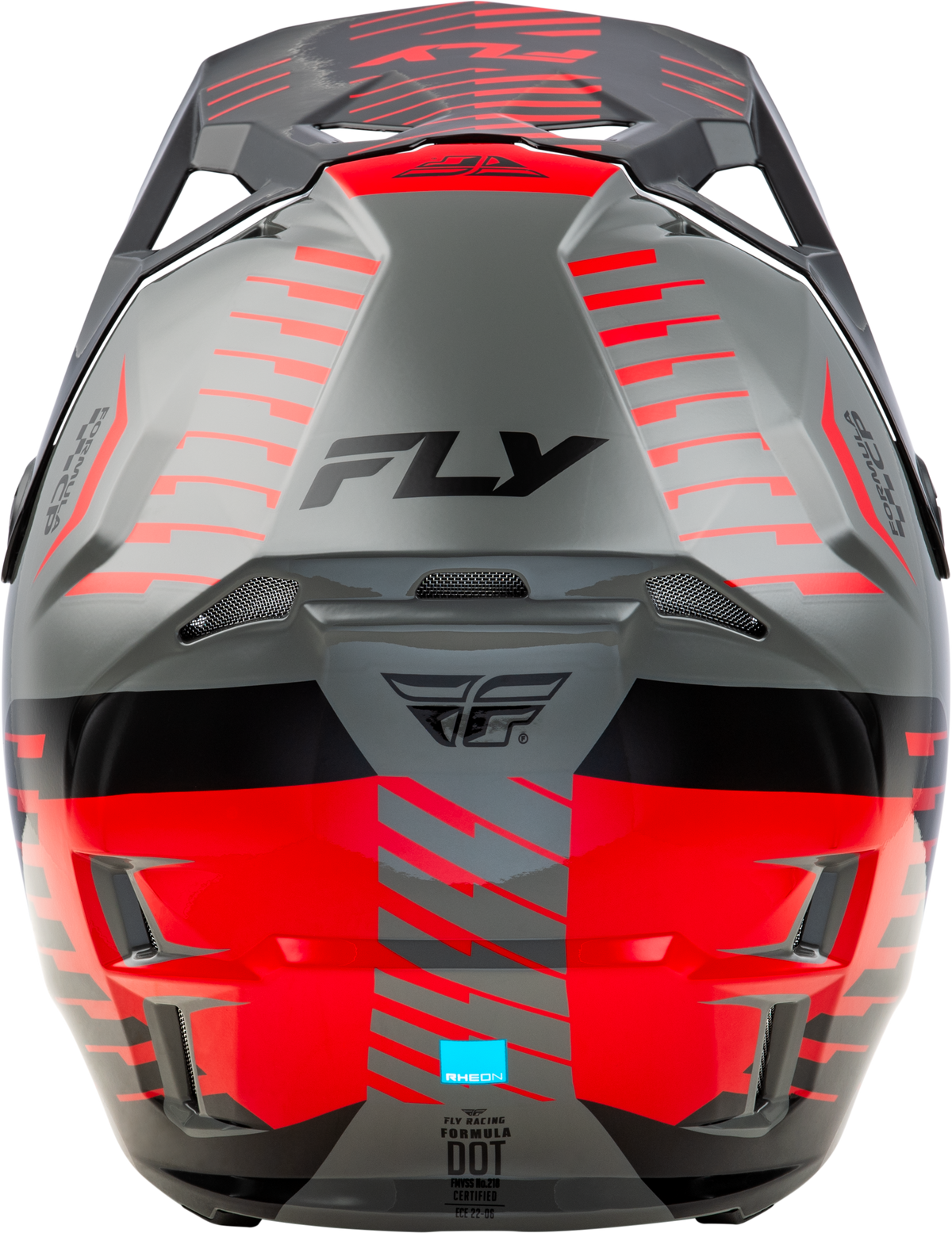 Fly Racing Formula CP Slice Helmet - Grey/Red/Black