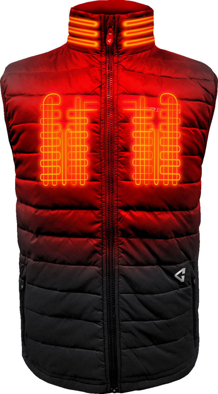 7V Khione Puffer Heated Vest 2.0 - Black