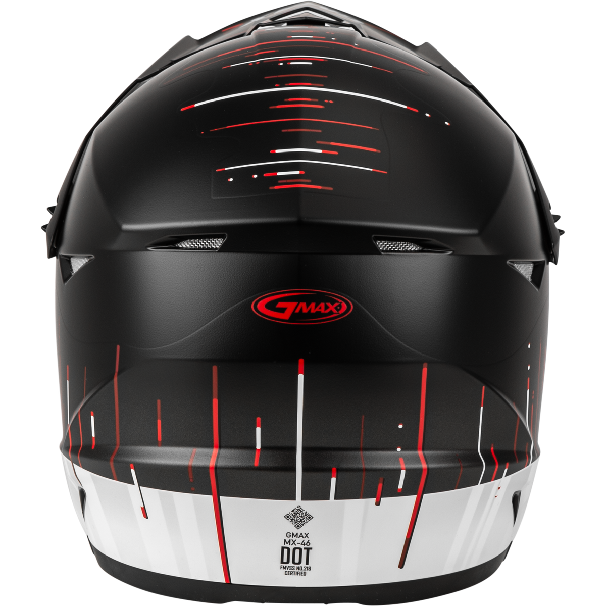 GMAX MX-46 Frequency Helmet Matte Black/White