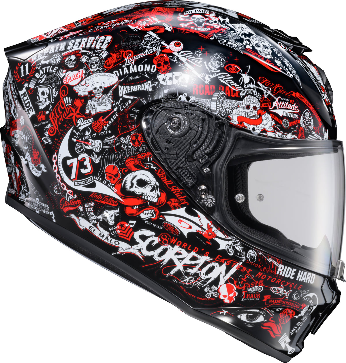 Scorpion EXO R330 Shake 2 Helmet - Red