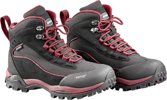 Baffin Womens Hike Boot - Black/Sangria