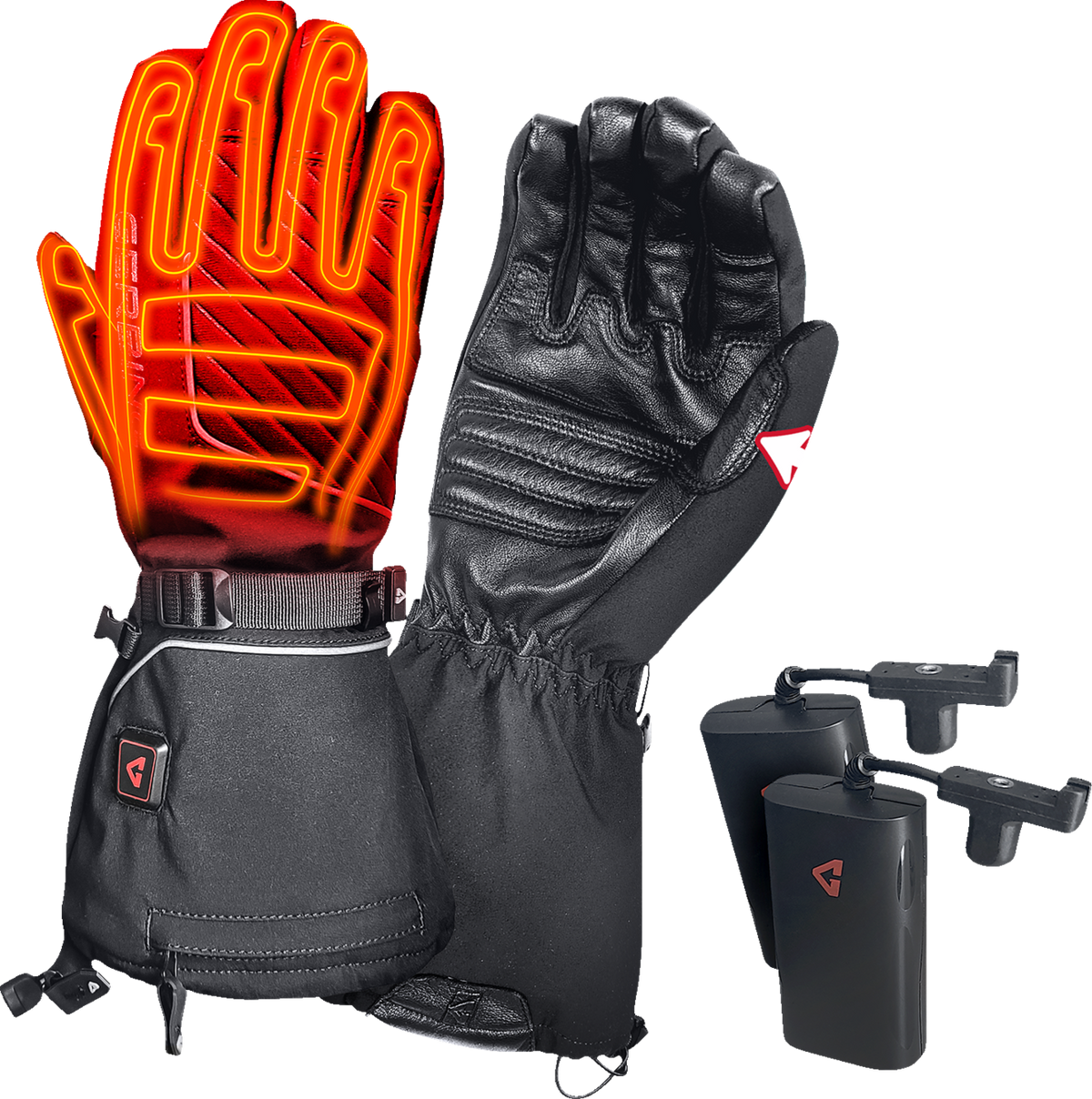 7 V Atlas Ultra-Flex Battery Heated Gloves - Black