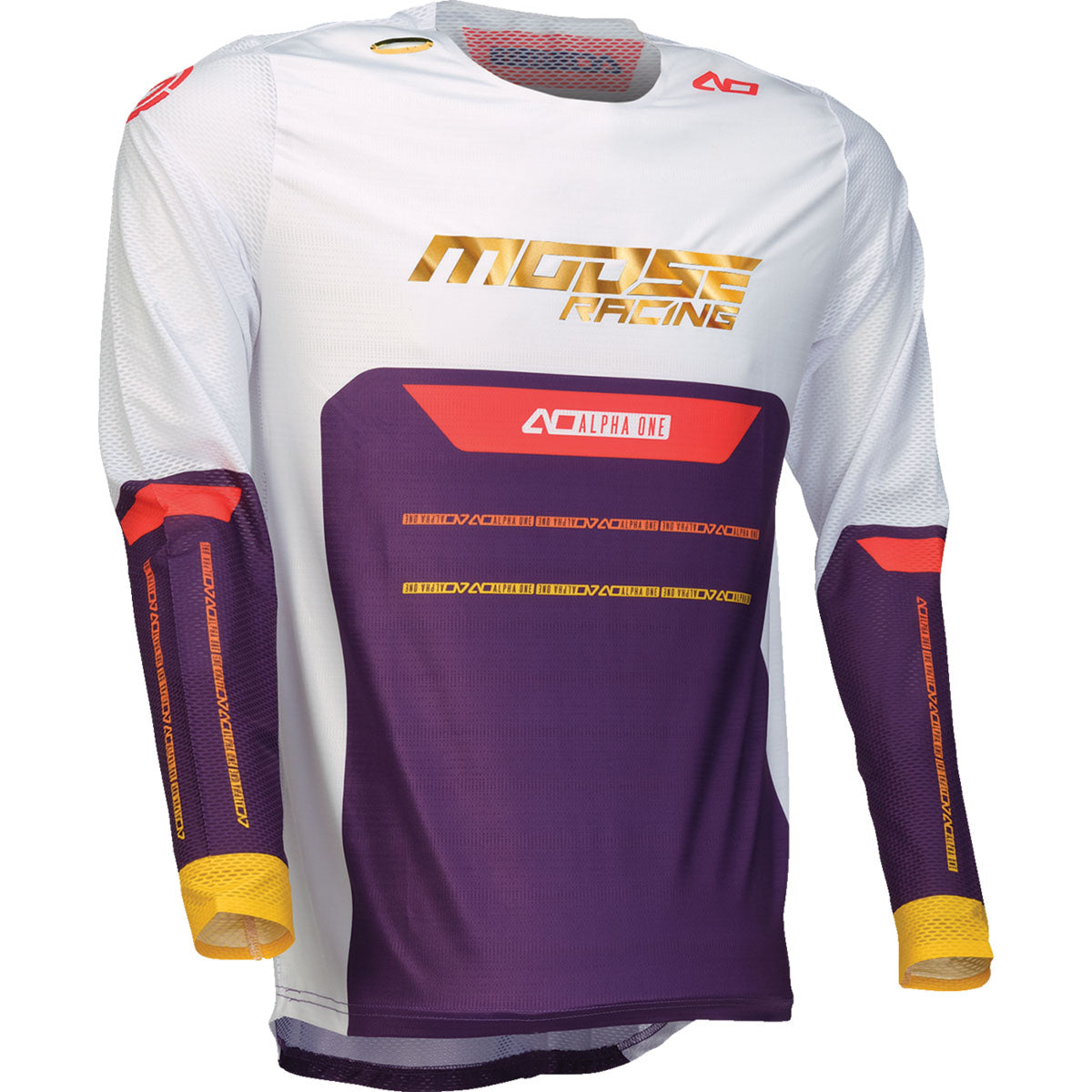 Moose Racing Alpha One Jersey - Purple/Red