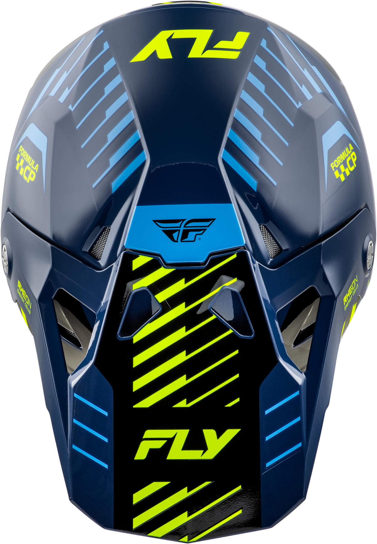 Fly Racing Formula CP Slice Helmet - Navy/Hi-Vis/White