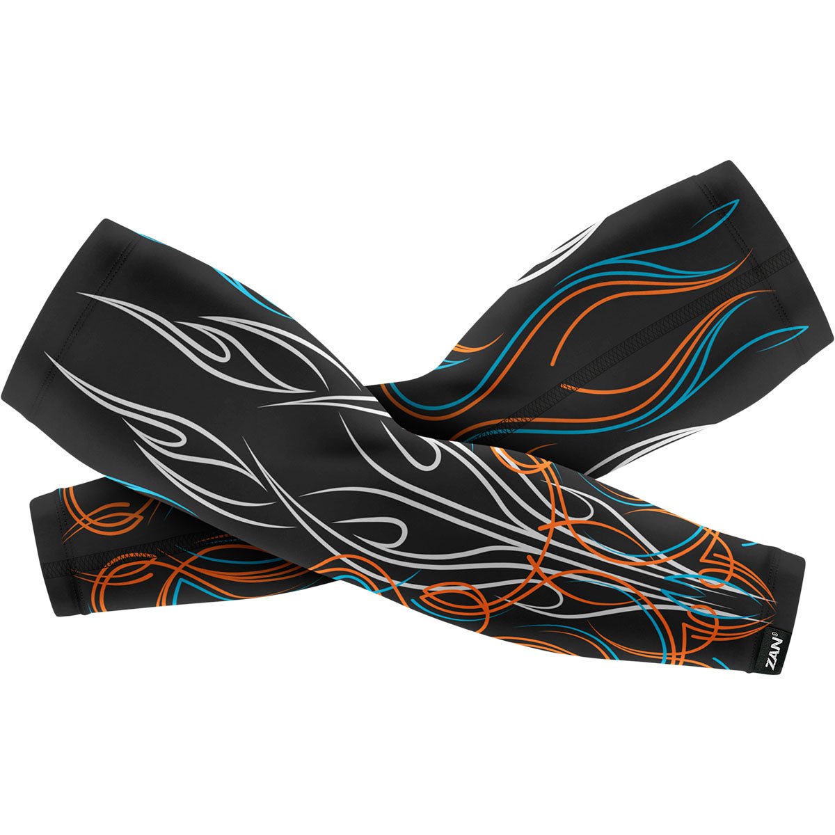 ZAN Headgear SportFlex Arm Sleeves - Pinstripe Flame
