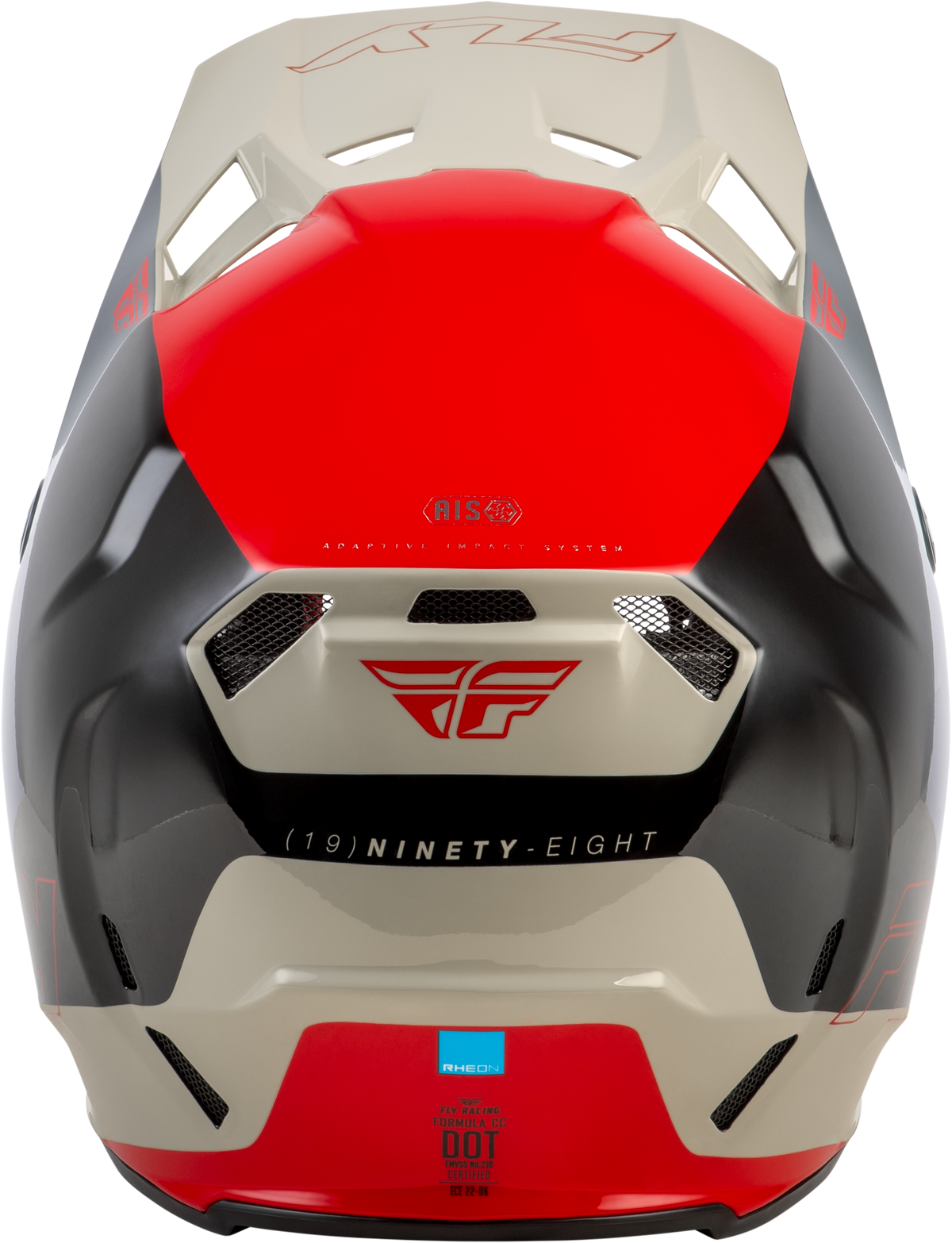 Fly Racing Formula CC Glide Helmet - Black/Red/Grey