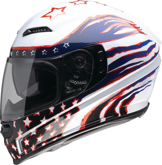 Z1R Jackal Patriot Helmet - Red/White/Blue