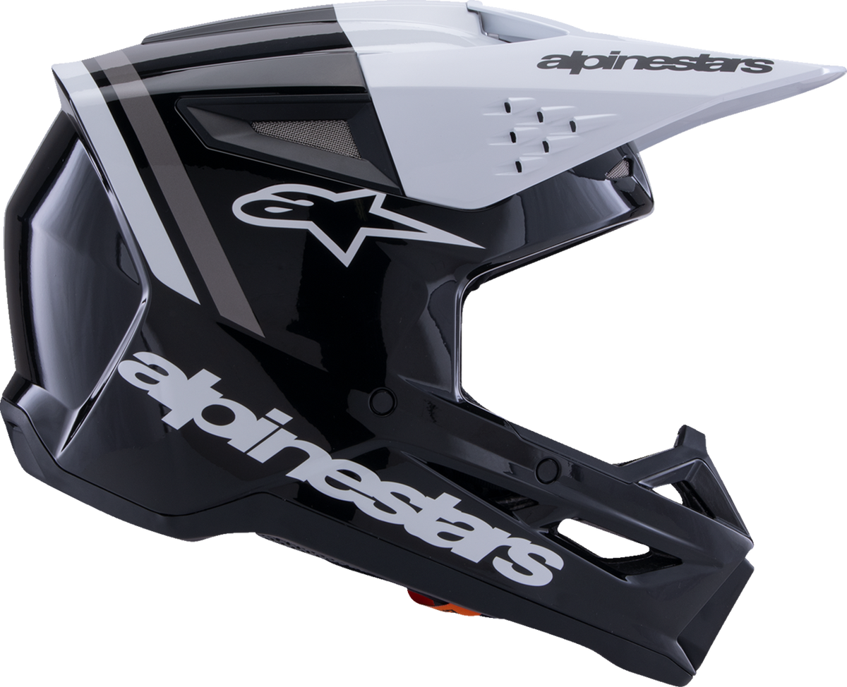 Alpinestars SM3 Radium Helmet Gloss Black/White/Gray
