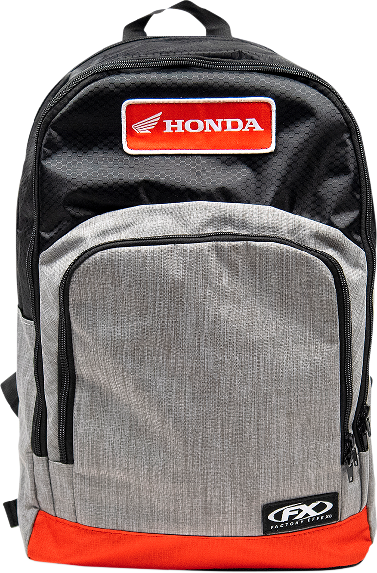 Facotry Effex Honda Standard Backpack - Black/Gray/Red