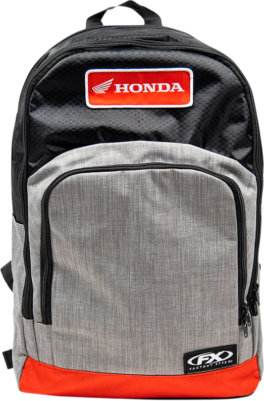 Facotry Effex Honda Standard Backpack - Black/Gray/Red