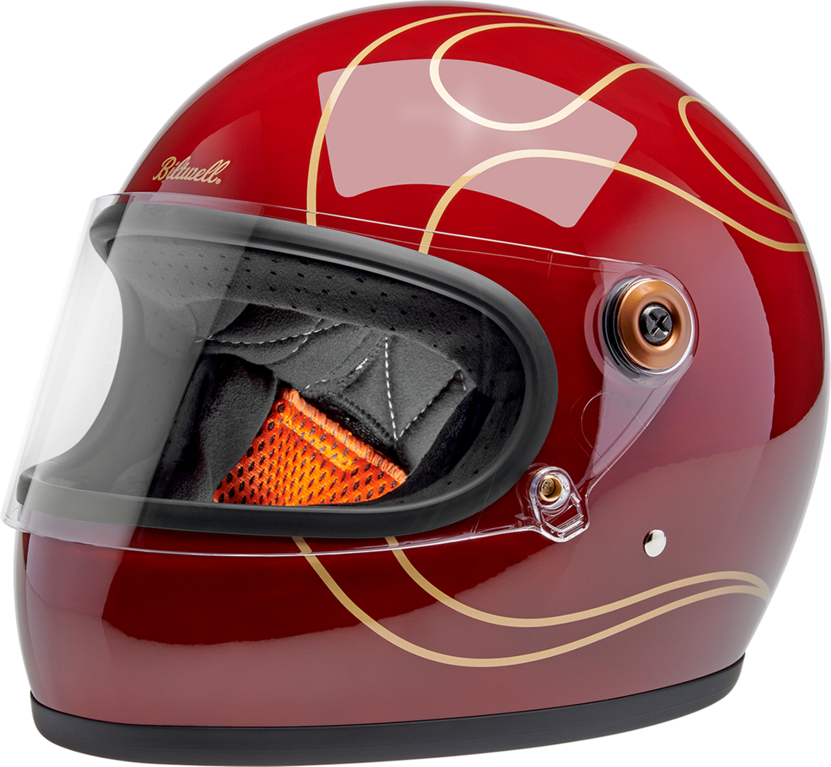Biltwell Gringo S Helmet - Flames - 2XL