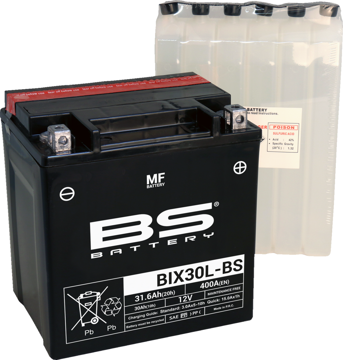 BS Battery - BIX30L-BS (YIX)