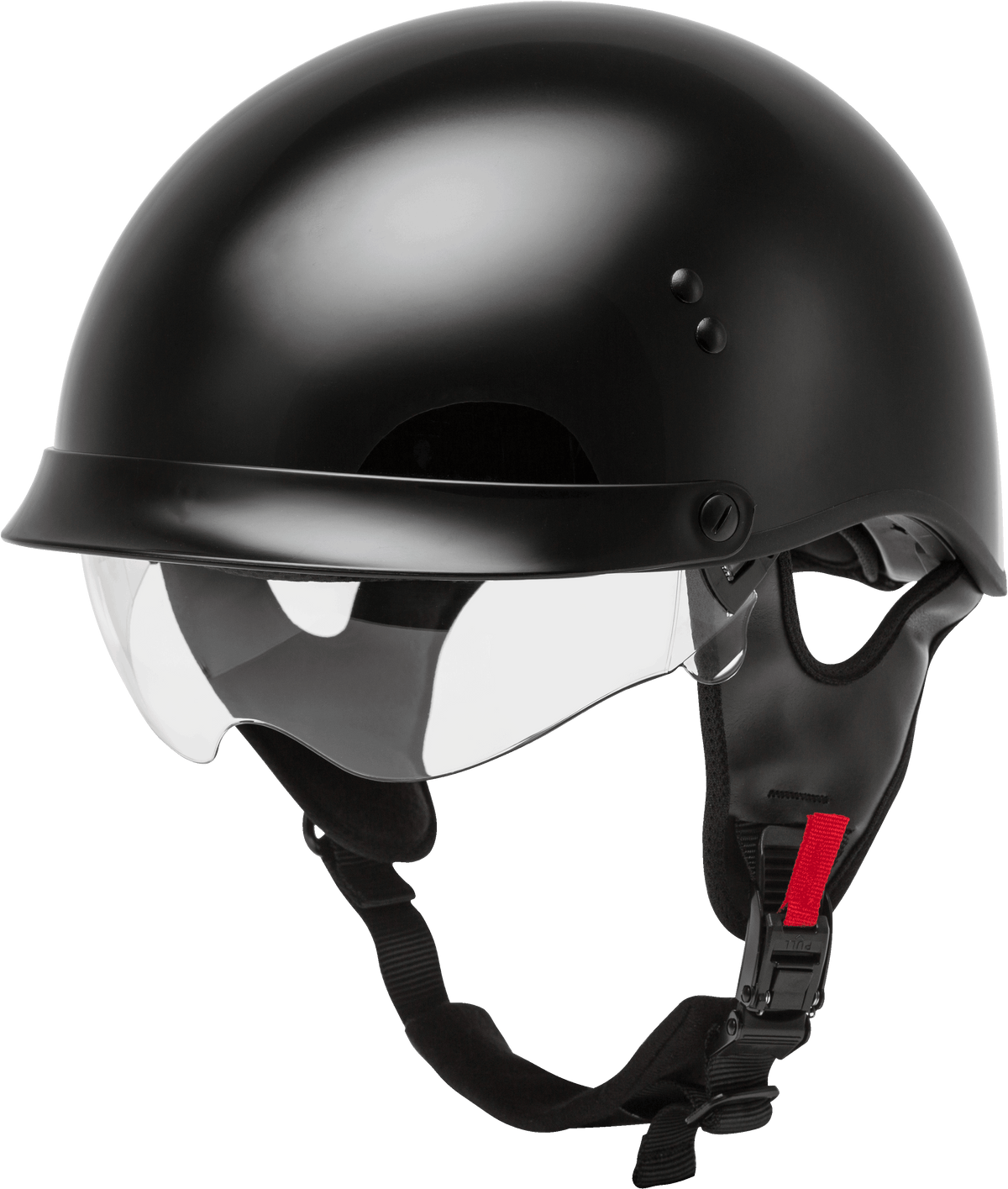 GMAX HH-65 Full Dressed Helmet Black