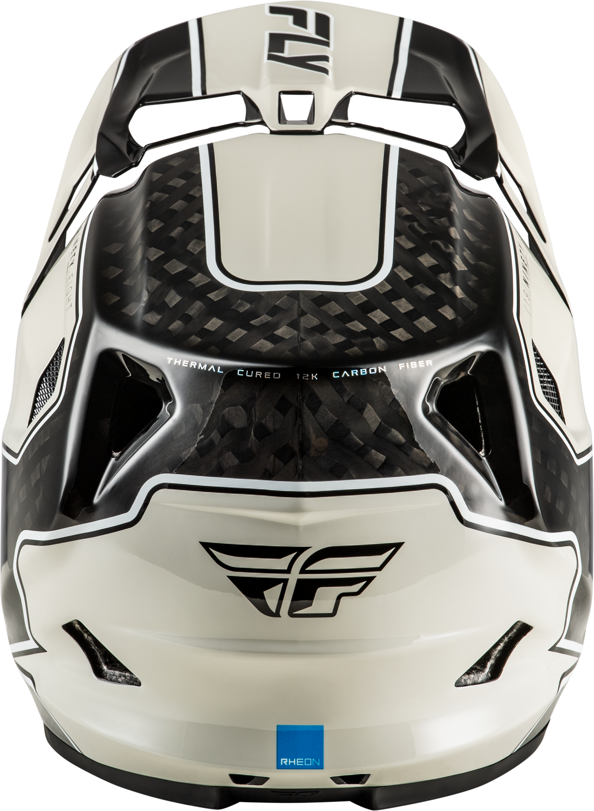 Fly Racing Werx-R Flow Carbon Helmet - Black Carbon/Grey