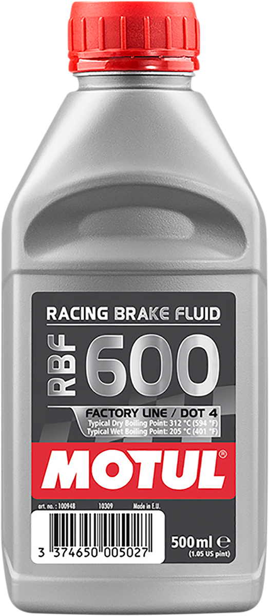 Motul RBF 600 Racing Brake Fluid - 16.9 U.S. fl oz. - 16.9 U.S. fl oz.