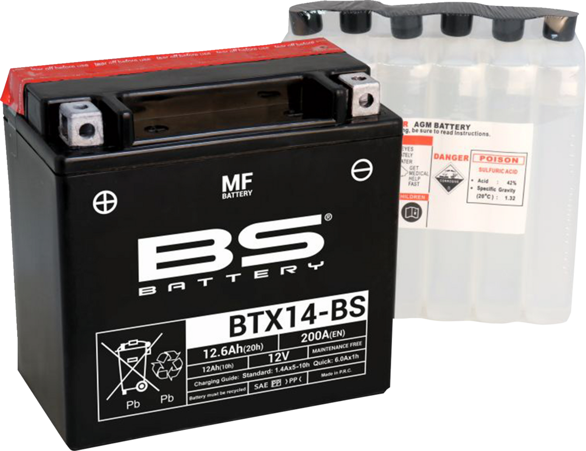 BS Battery - BTX14-BS (YTX)