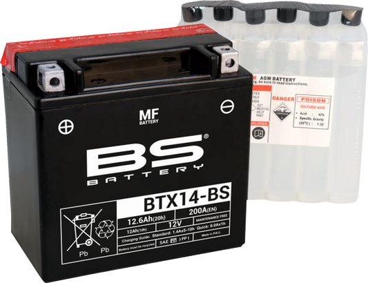 BS Battery - BTX14-BS (YTX)