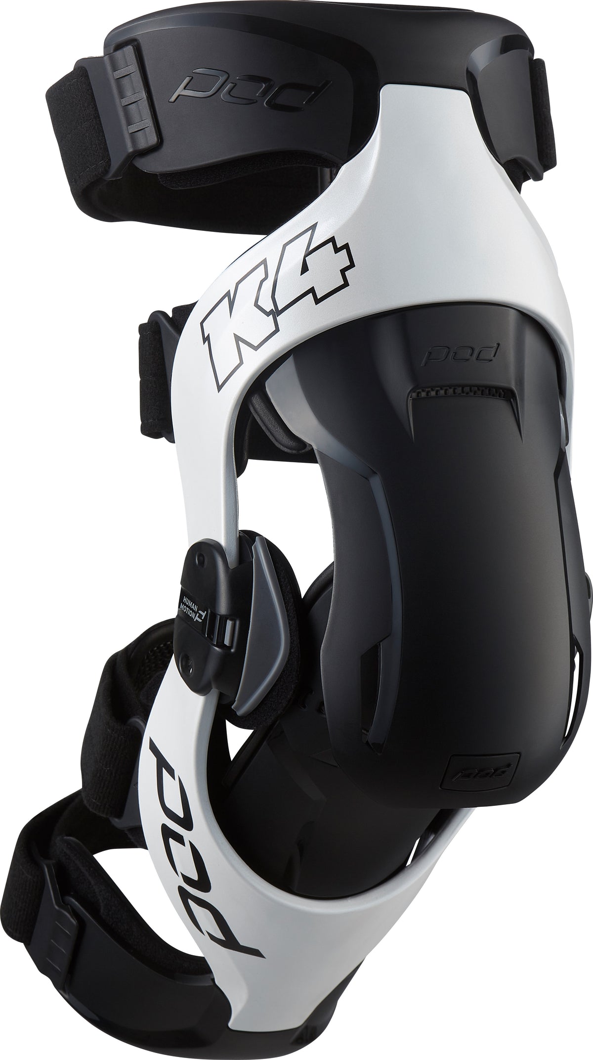 Pod K4 V2.0 Knee Brace - Pair - White/Black