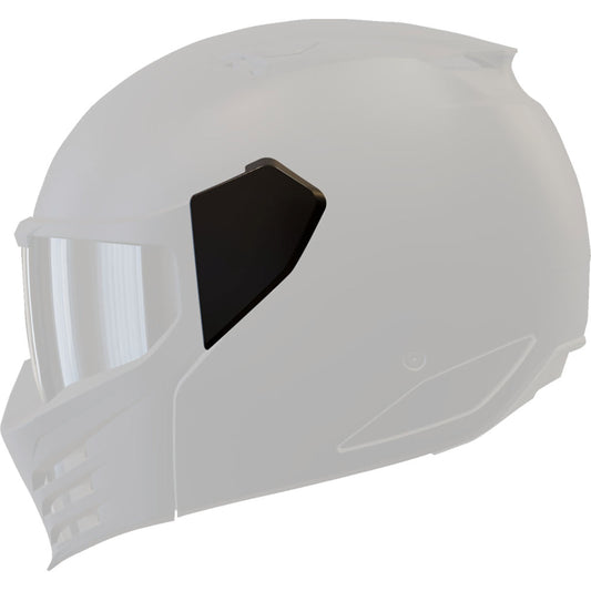 Icon Elsinore Helmet Side Plates - Gloss Black
