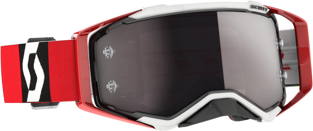Scott Prospect Goggle Red/Black Silver Chrome Works