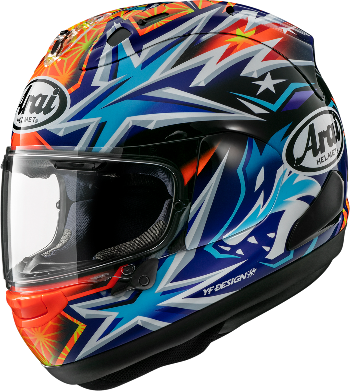 Arai Corsair-X Okamoto Compass Helmet - Okamoto Compass