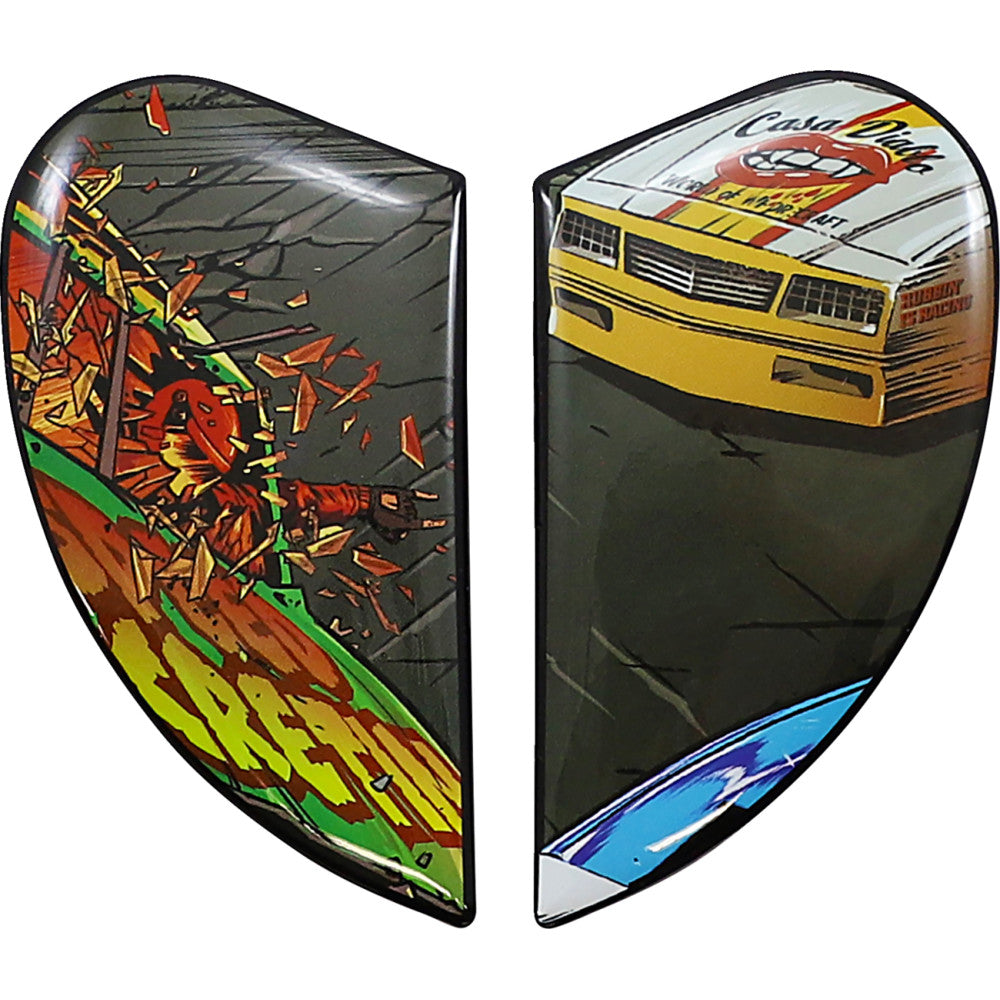 Icon Airform Helmet Side Plates - Stroker Black