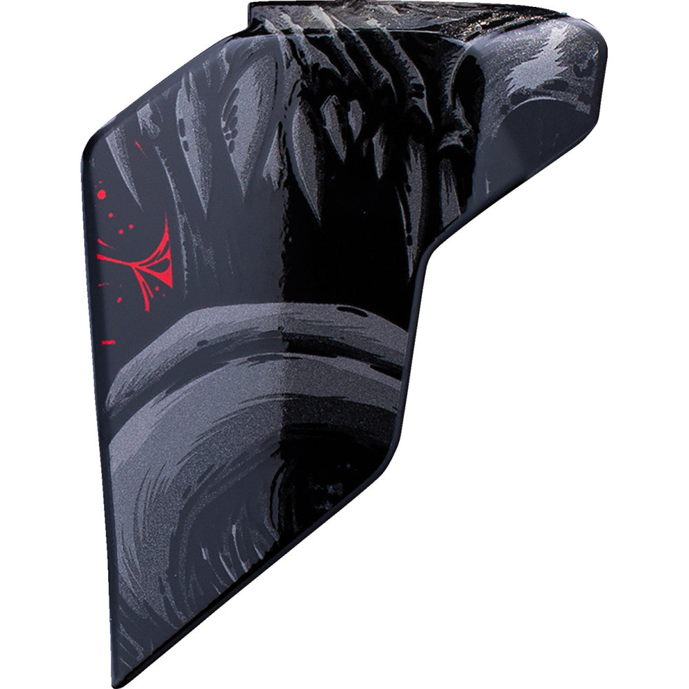 Icon Ultraflite Helmet Side Plates - Misanthrope Black