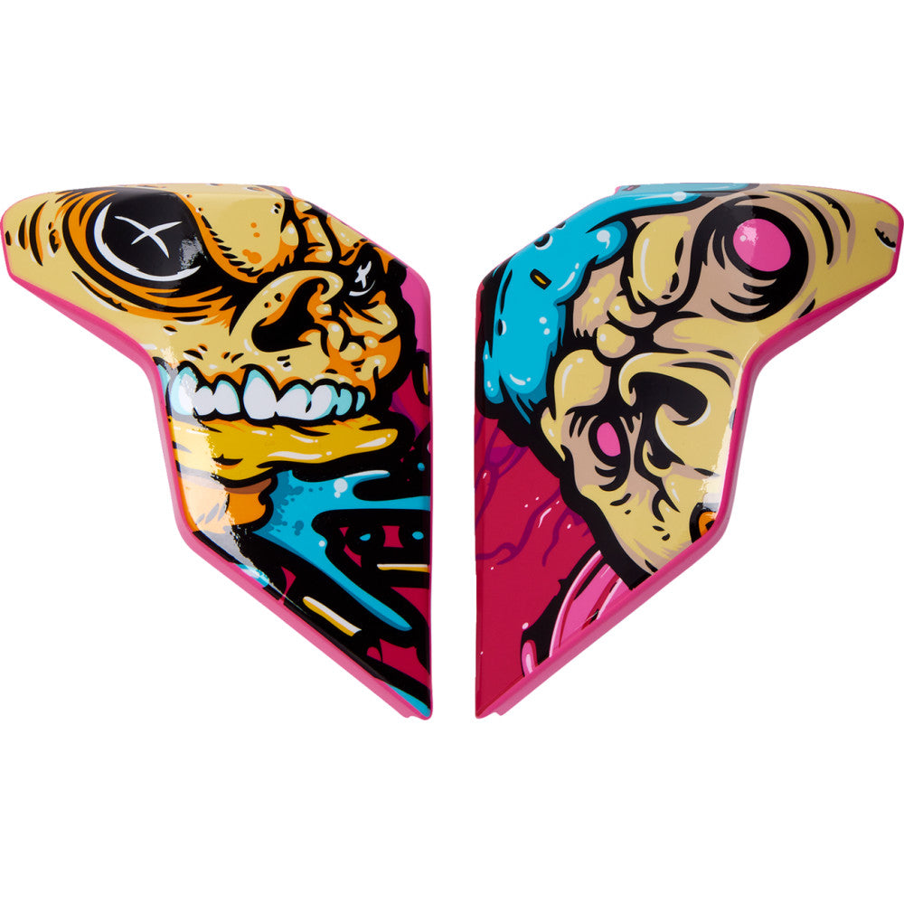 Icon Airflite Helmet Side Plates - Snack Attack Pink