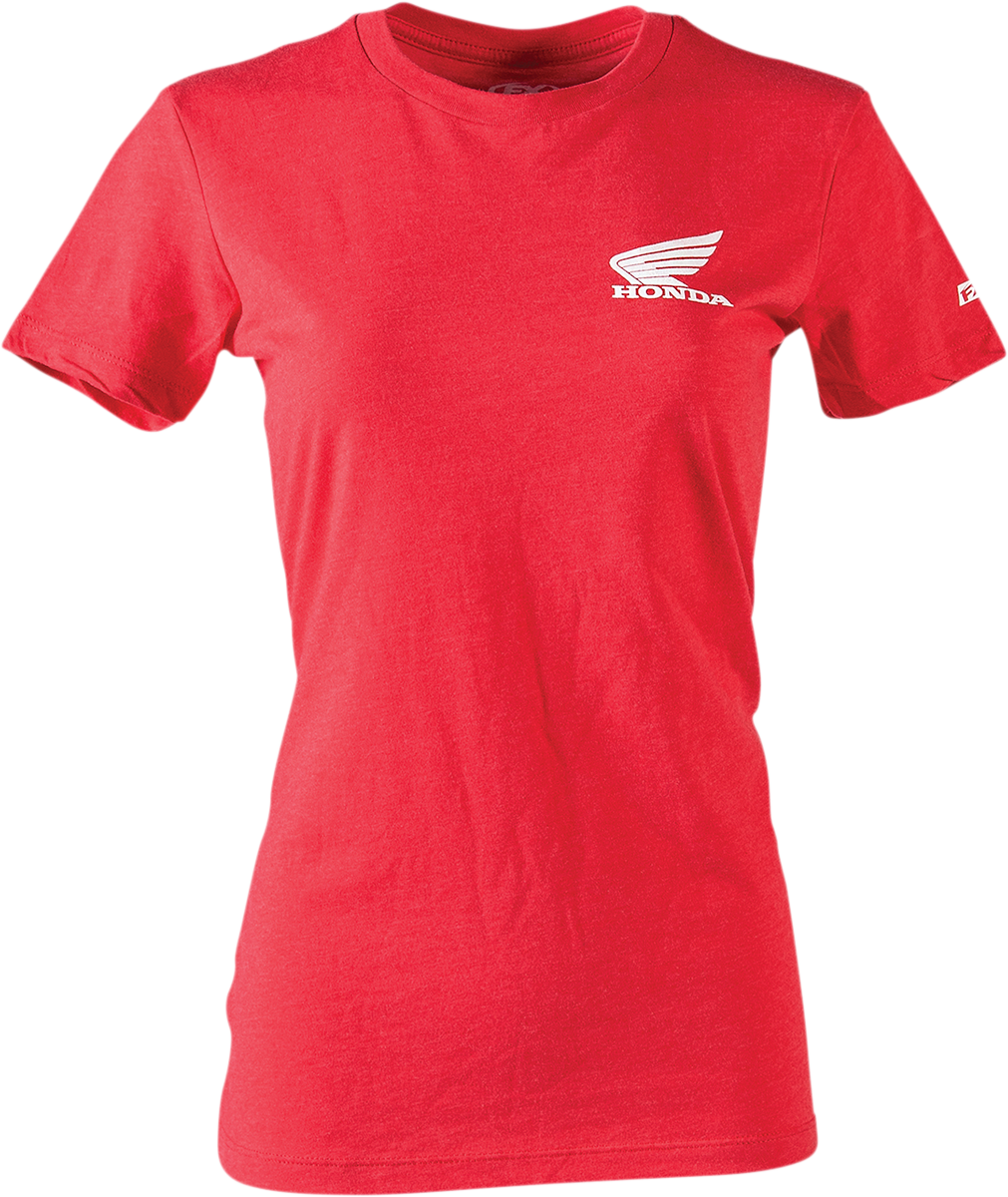 Facotry Effex Womens Honda Icon T-Shirt - Heather Red