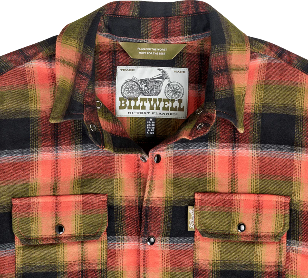 HI Test Flannel Shirt Rust