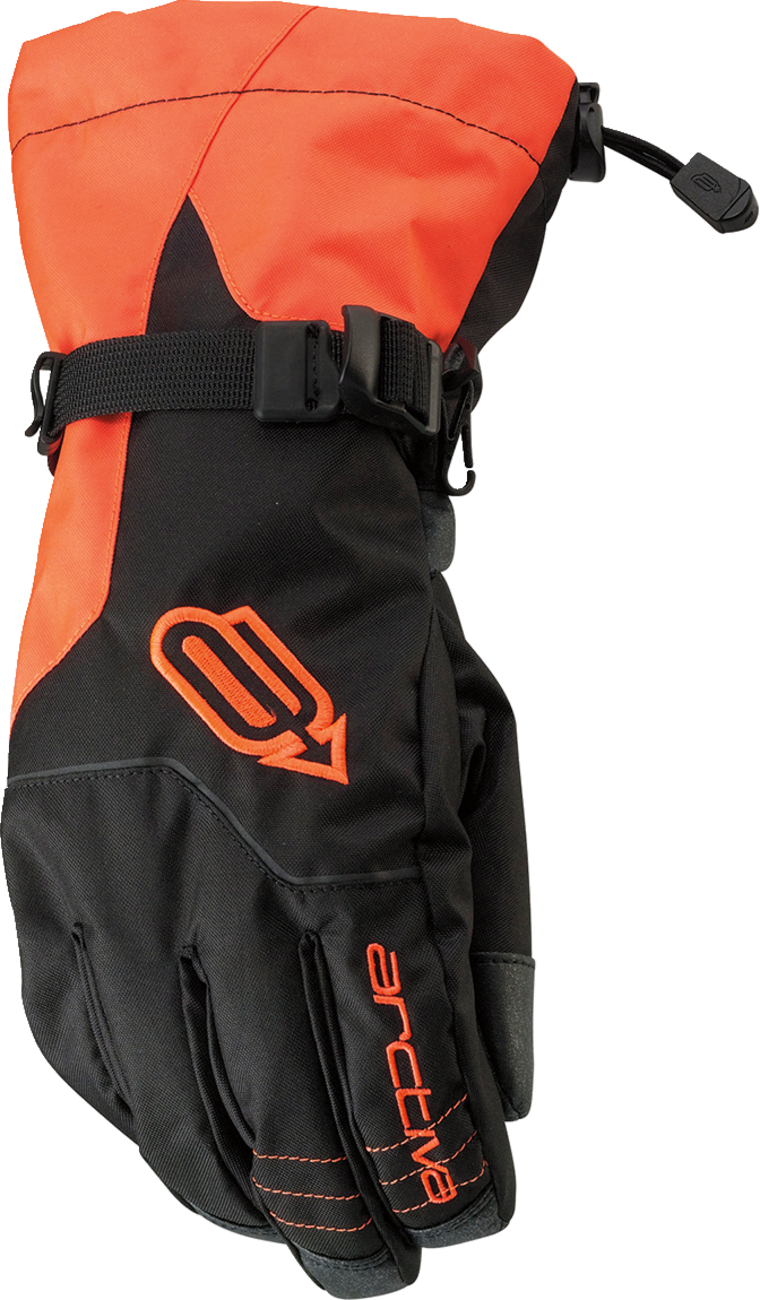 Arctiva Pivot Gloves - Black/Orange