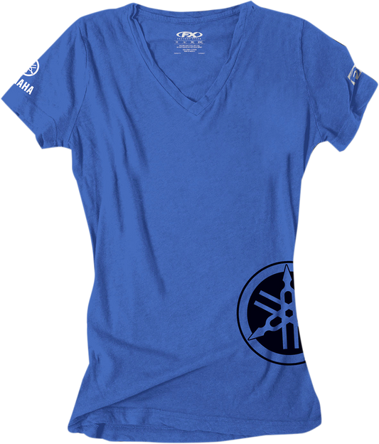 Facotry Effex Womens Yamaha T-Shirt - Royal Blue