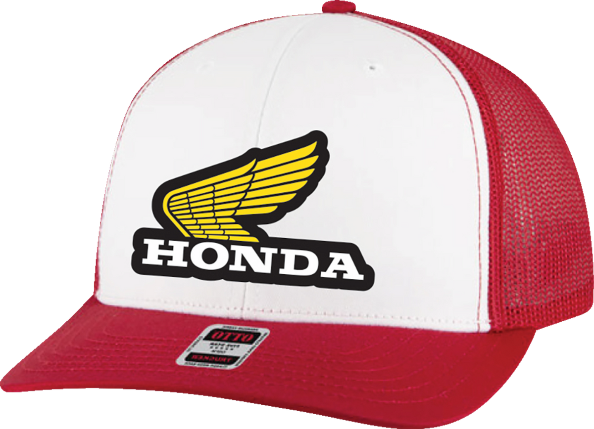 Facotry Effex Honda Classic Snapback Hat - Red/White