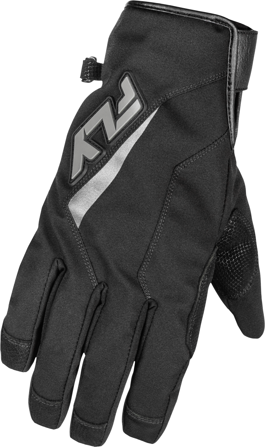 Fly Racing Title Long Gloves - Black