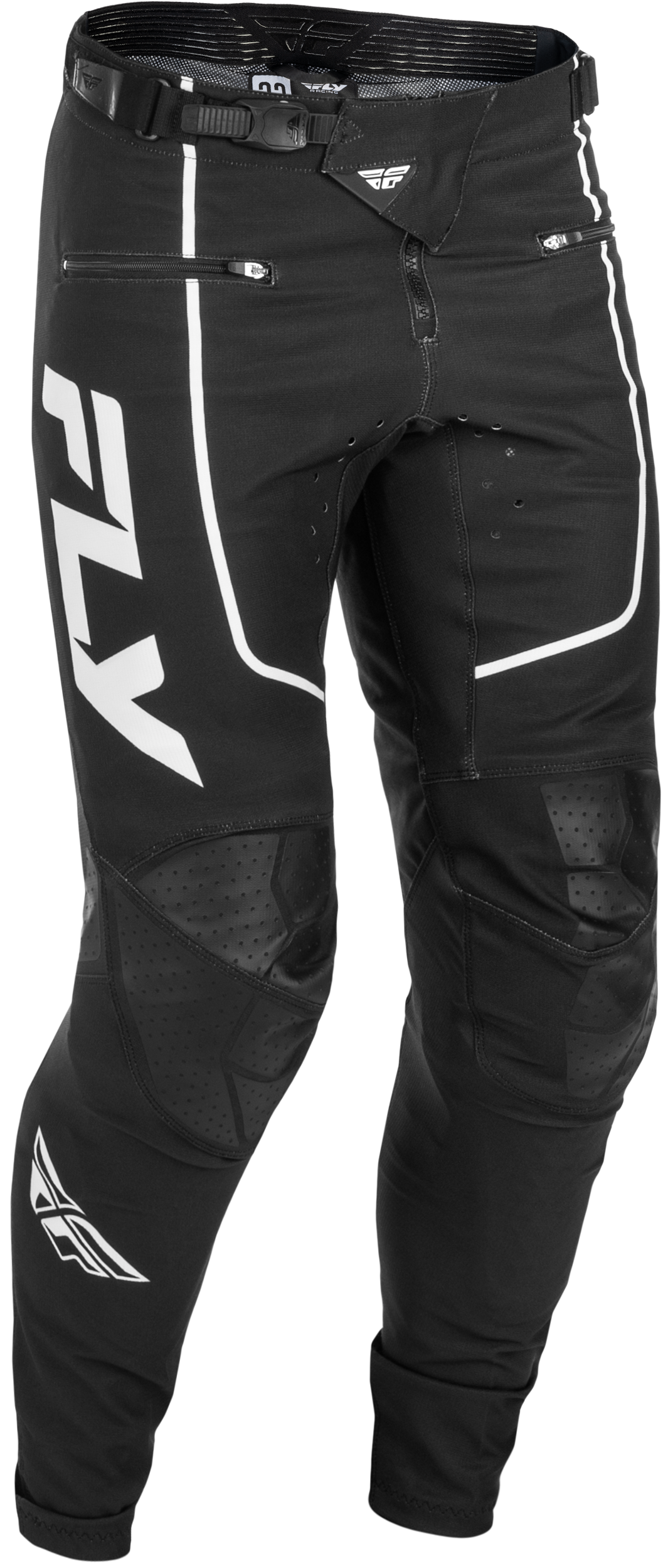 Fly Racing Youth Rayce Bicycle Pants - Black/White