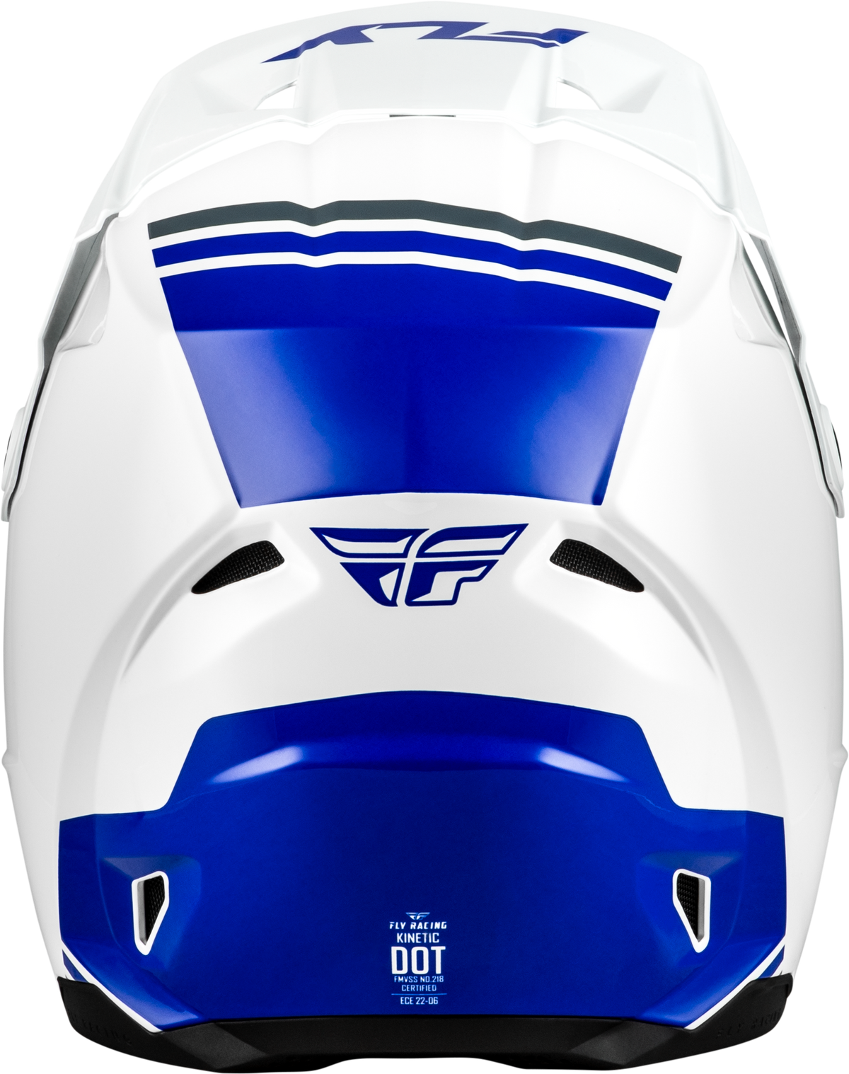 Fly Racing Kinetic Verdict Helmet - White/Blue/Grey
