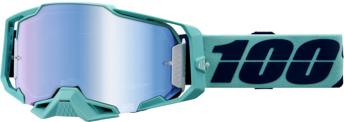 100% Armega Goggles CLOSEOUT Esterel / Mirror Blue Lens